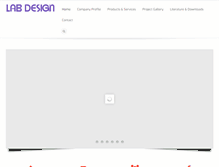 Tablet Screenshot of lab-design.com
